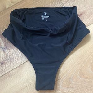 VOLCOM high waisted cheeky cut bathing suit swim bottoms